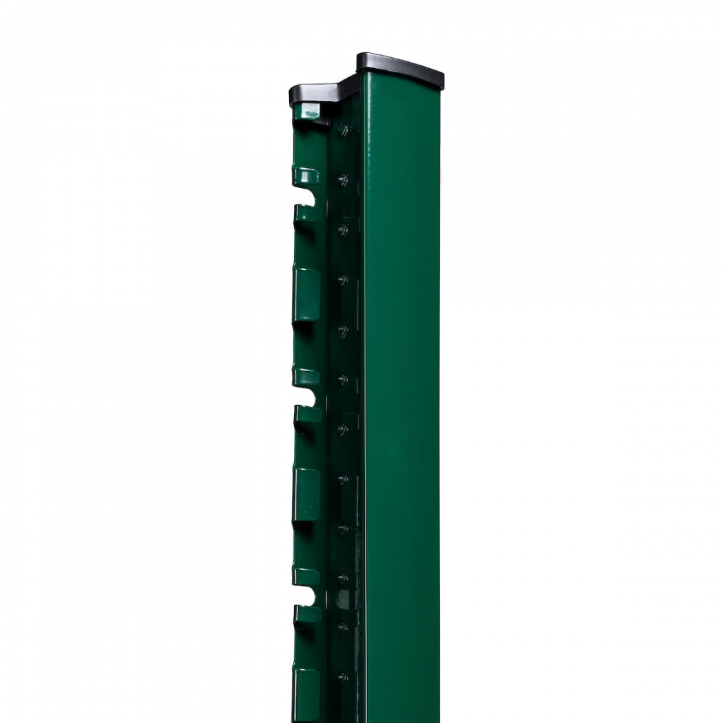 Panneau pour clôture rigide / Grillage de 2m00 de longueur avec fils  horizontaux de 5mm et mailles de 50mm 1m23 Noir (RAL 9005)